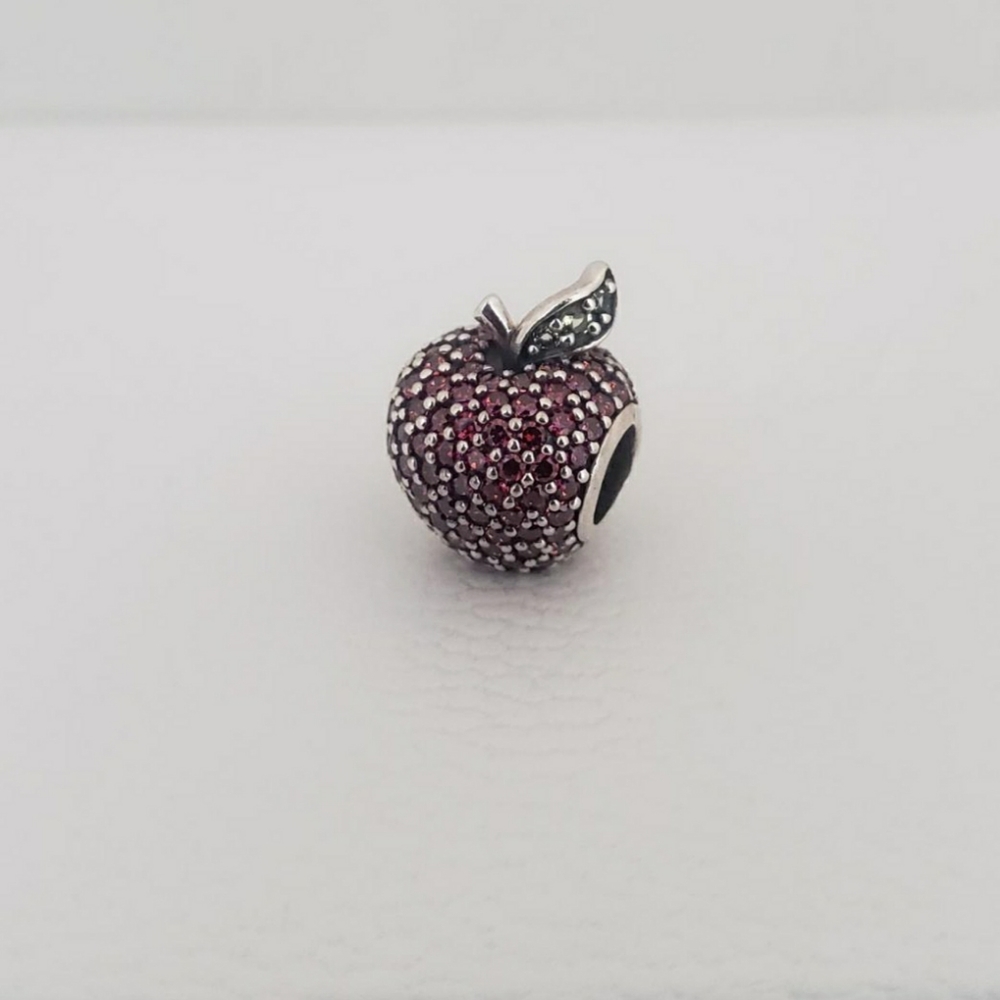 Authentic Pandora Apple Charm - image 2